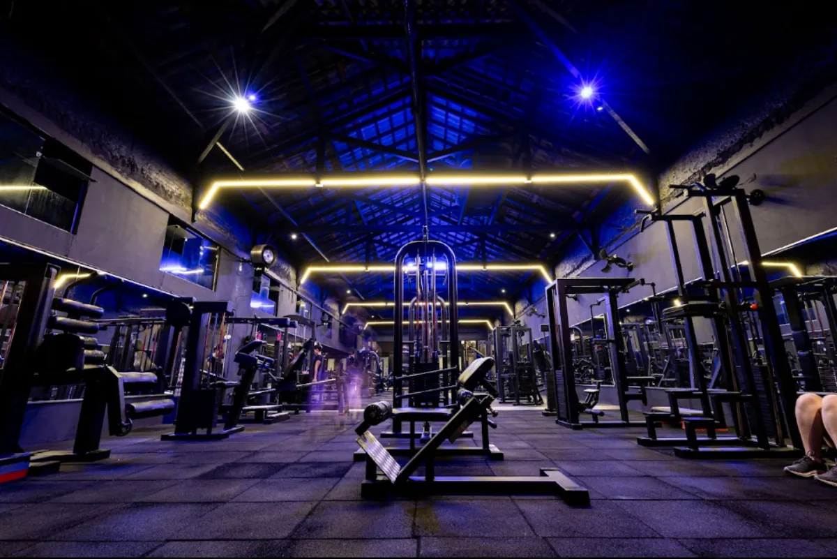 Salão principal Black Fitness Club